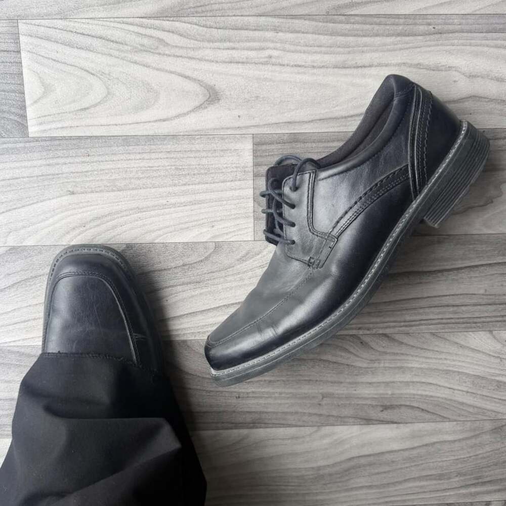 Rockport Black Oxford Dress Shoes Men's Size 11 Leather